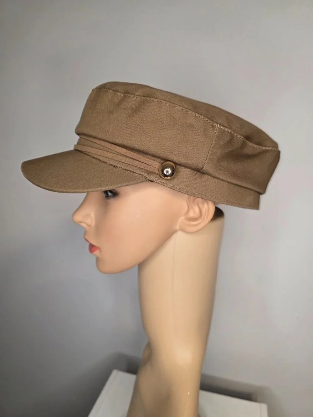 Primark Tan French Newsboy Hat Beret One Size NWOT